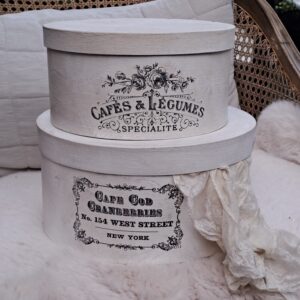 Set Hutschachtel im Vintage Shabby Chic